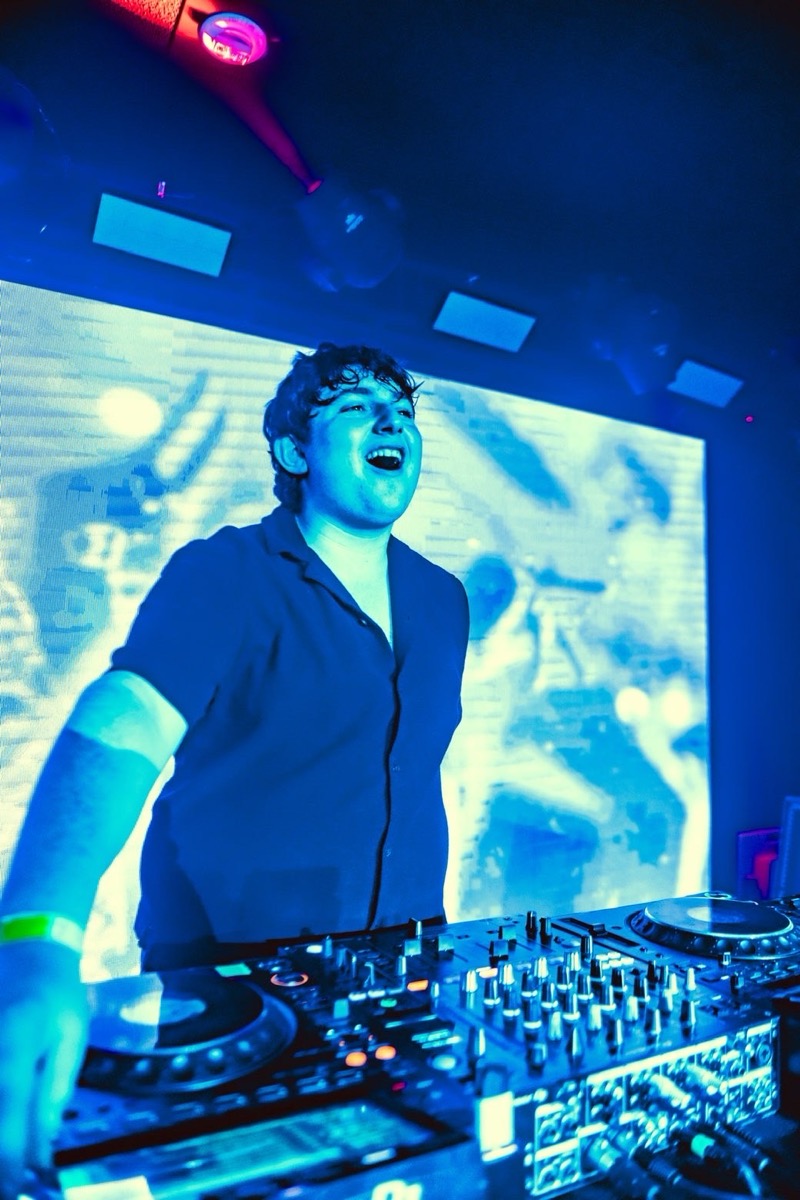 DJ Jackson at the decks