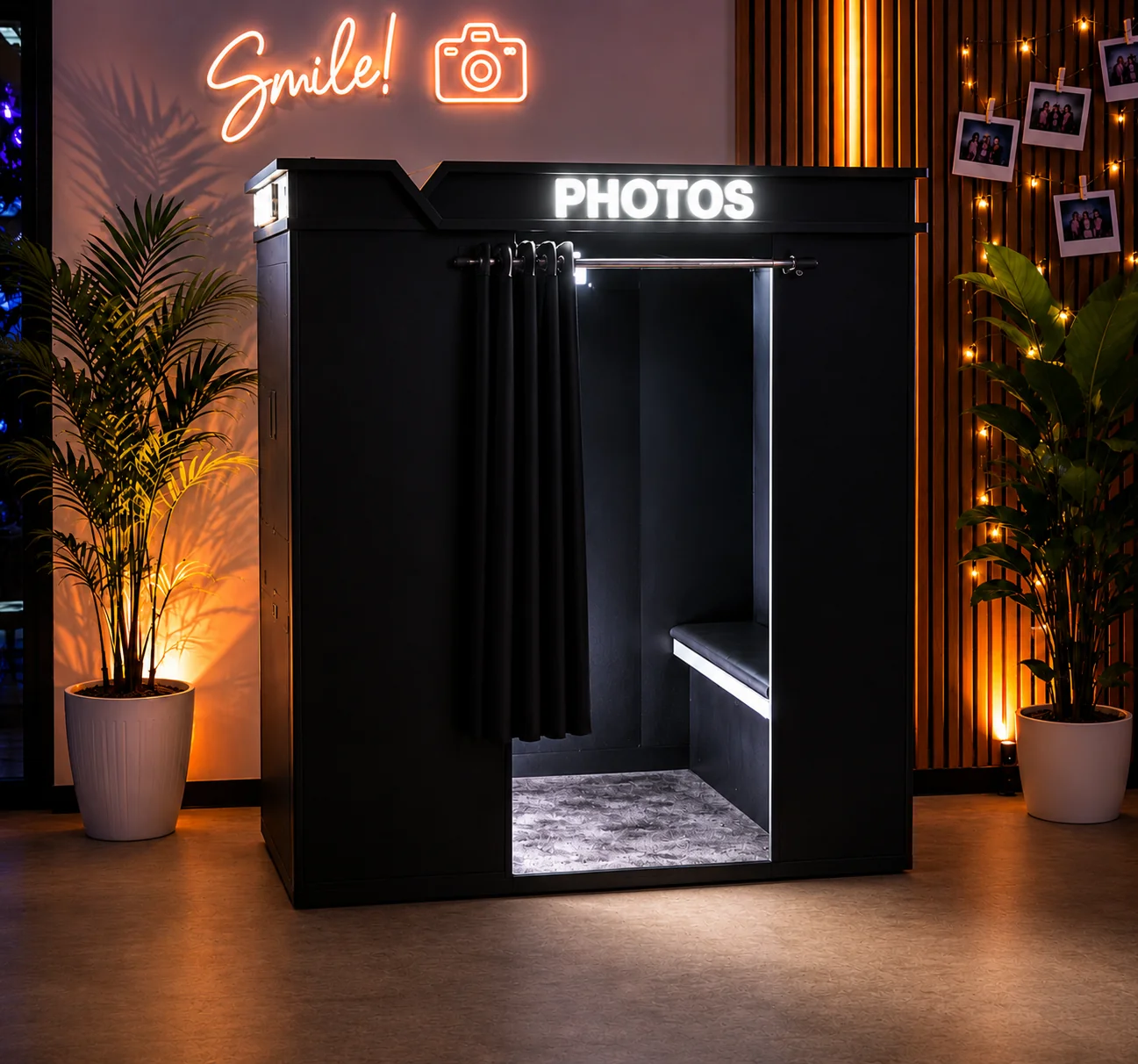Photo booth at an event